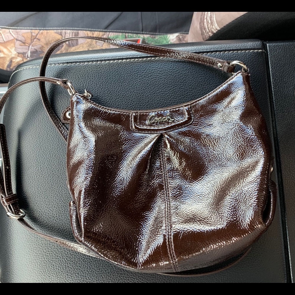 Coach Patent Leather Crossbody Purse